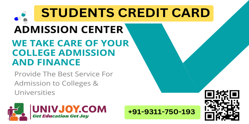 student credit card can provide several benefits during admission process