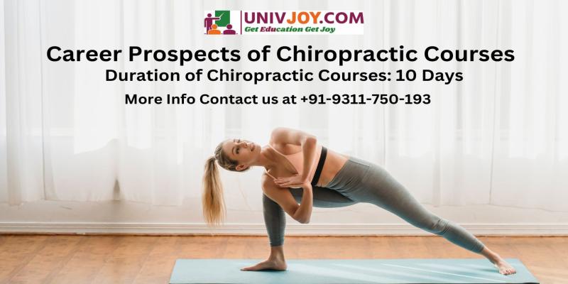  Career Prospects of Chiropractic Courses