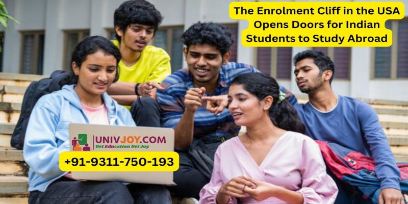 Enrolment Cliff in USA Opens Doors for Indian Students to Study Abroad.