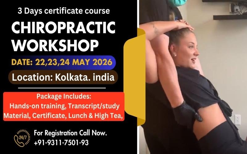 3-Day Offline Chiropractic Workshop Kolkata